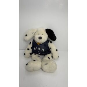 Build A Bear 16-17" Dalmatian Puppy Dog Black White Stuffed Plush 1997 VTG Works